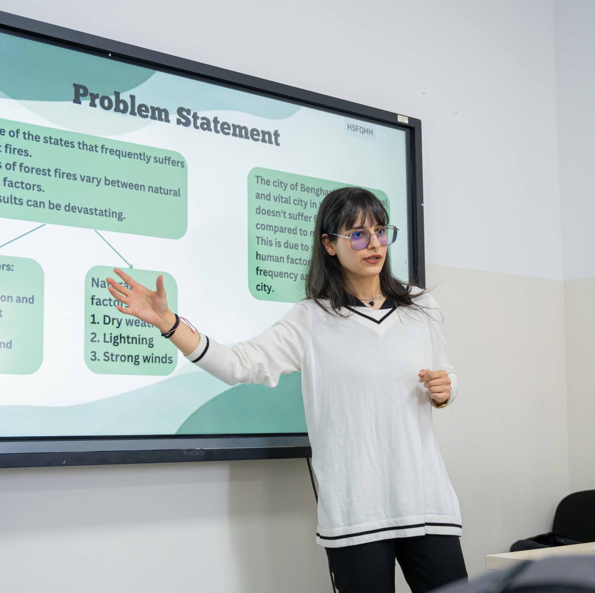 Canvas presentation